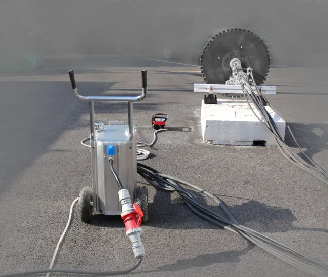 Hydraulic concrete wall saw KCY-HDD-39