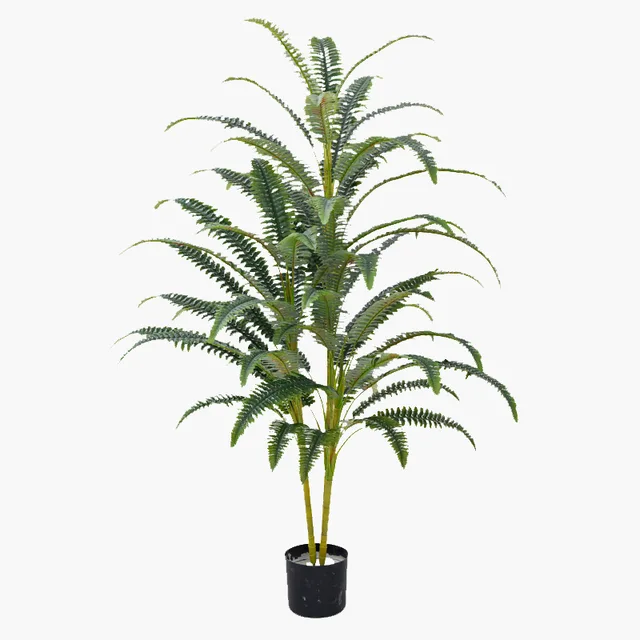 Palm tree bonsai artificial tree plants X 52 set of leaves