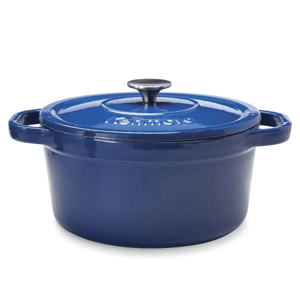 1 Cast Iron Enamel Casserole 2.0l & 5.0l