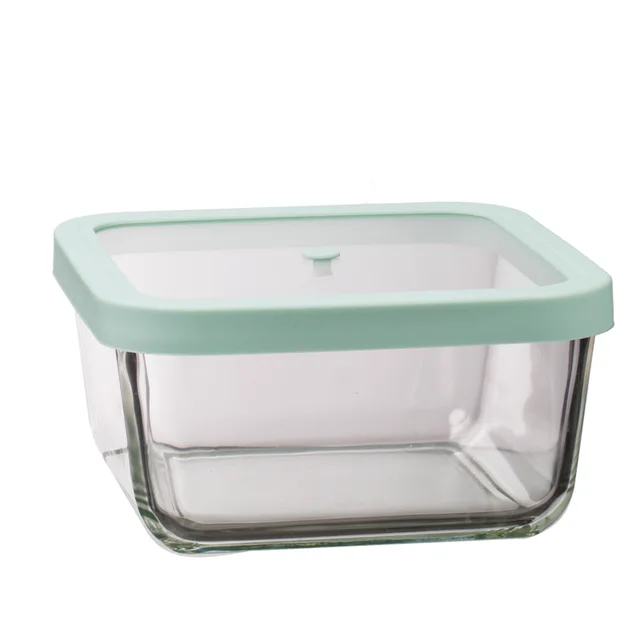Square shape baking tray 220ml with silicone lid