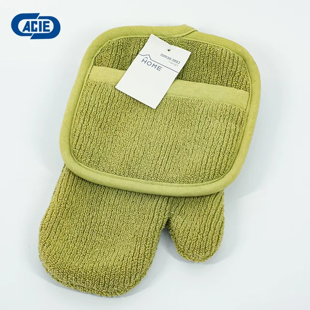 Silicone Oven Mitts with Cotton Lining, High Heat Resistant Kitchen Gloves, Non-Slip Potholder