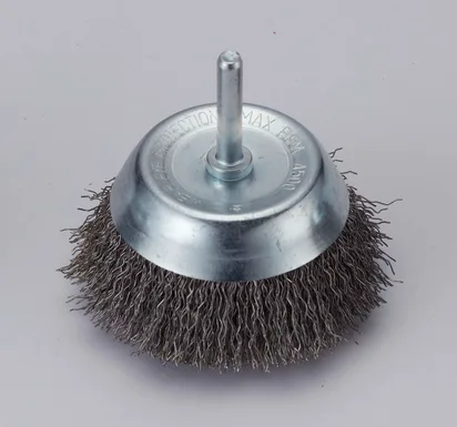 Shaft Mounted Crimped wire cup brush