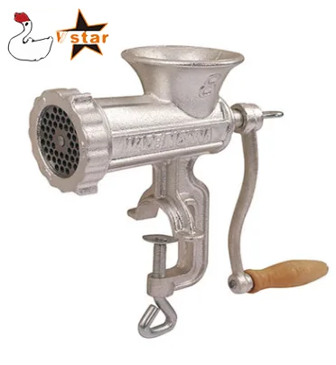 Manual meat mincer