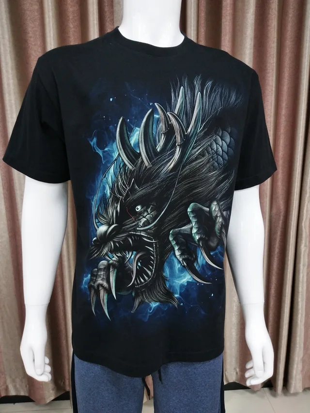 100% combed cotton digital printing short sleeve t shirt