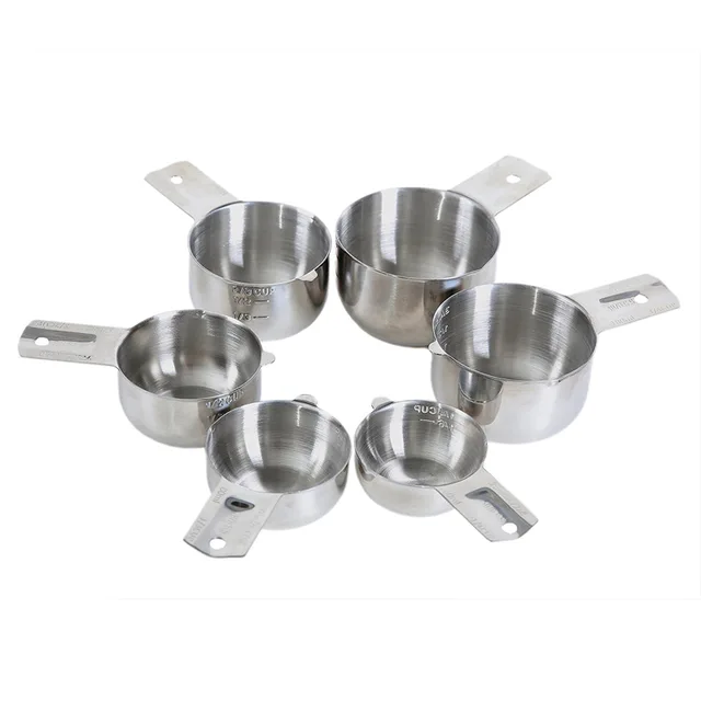 6pcs stainless steel measuring cups