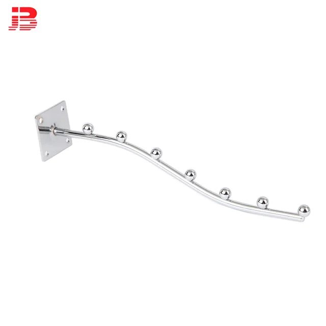 Wall mounted display hook with 7 beads