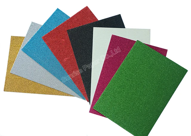 Glitter Corrugated Cardboard