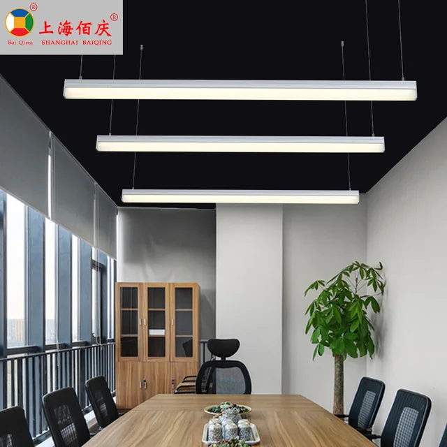 Modern minimalist Led hanging light led Aluminum office light hall living room light