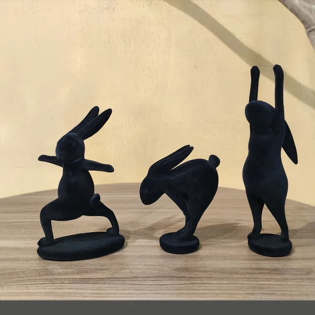 Yoga Rabbit Deco