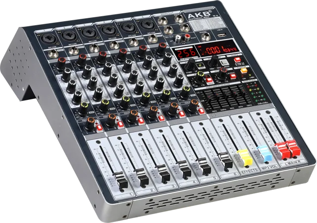 PROFEESIONAL Audio MIXER W-6/8/12