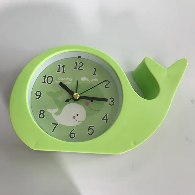 Plastic Dolphin shaped kids alarm clock