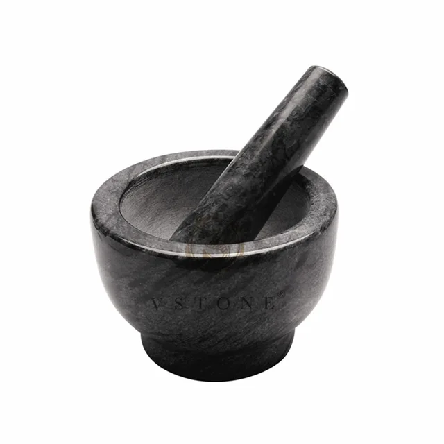 Dark grey/White grey/Green marble mortar and pestle/mortar with pestle/pestle mortar, Marble crafts