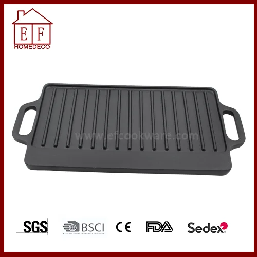 Cast Iron Griddle Grill Pan