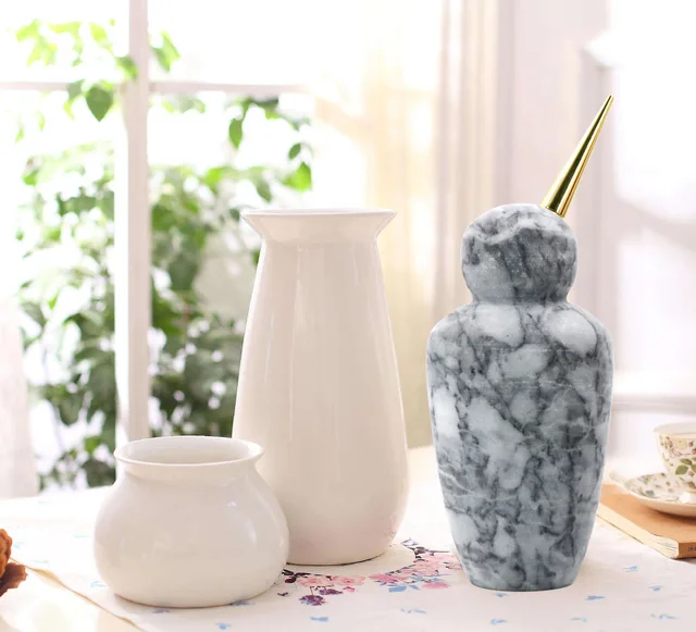 Marble home ornaments bird shaped ornaments