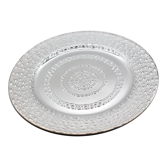 Plastic charger plate