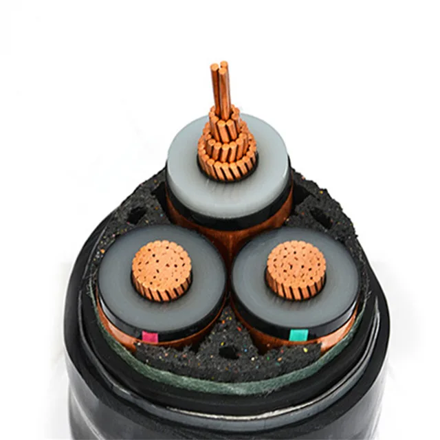 0.6/1KV 8.7/15KV 18/30KV Copper Core 2 3 4 5 core 10 16 25 mm2 185 sq mm Outdoor PVC/XLPE Insulated Armored Underground Power Cable Three Phase
