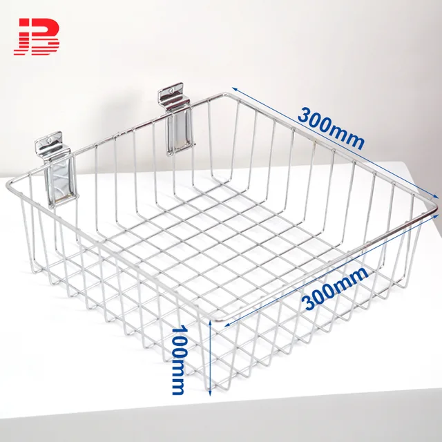 Gridwall basket 300*300*100mm size can be customized