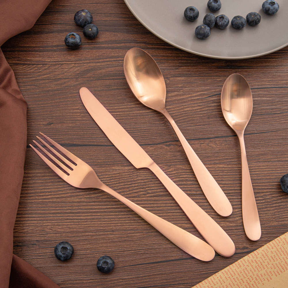 Reusable eco friendly stainless steel cutlery set manufacturer sale