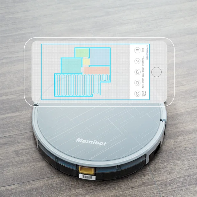 Smart Mapping Robotic Cleaner Mamibot Hot Selling High Vacuum Cleaner Wet Mopping and Dry Cleaning