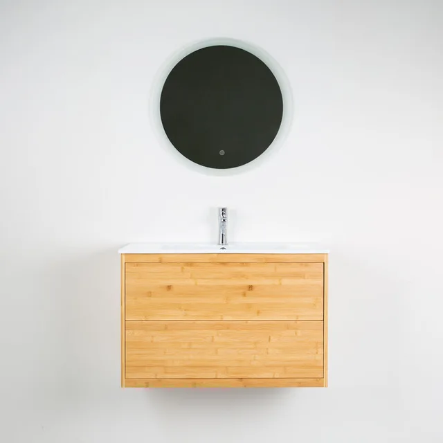 Bamboo sink holder