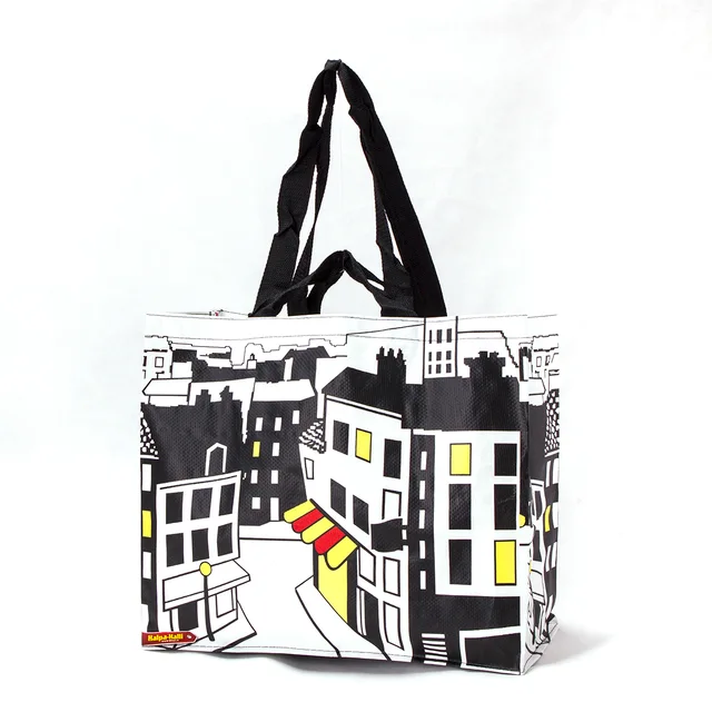 PP woven bottom seam grocery bag