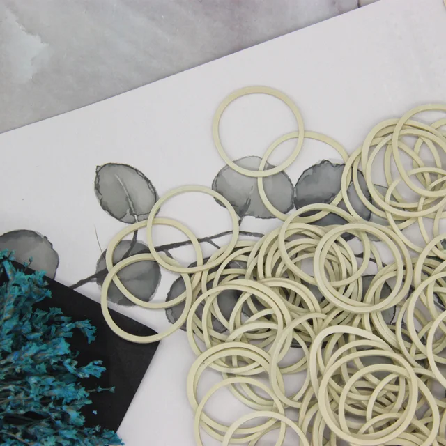 #25White color rubber bands,White color rubber bands,Elastic