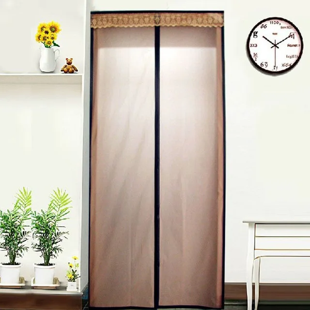 Brown EVA plastic MagneticScreen Door Curtain