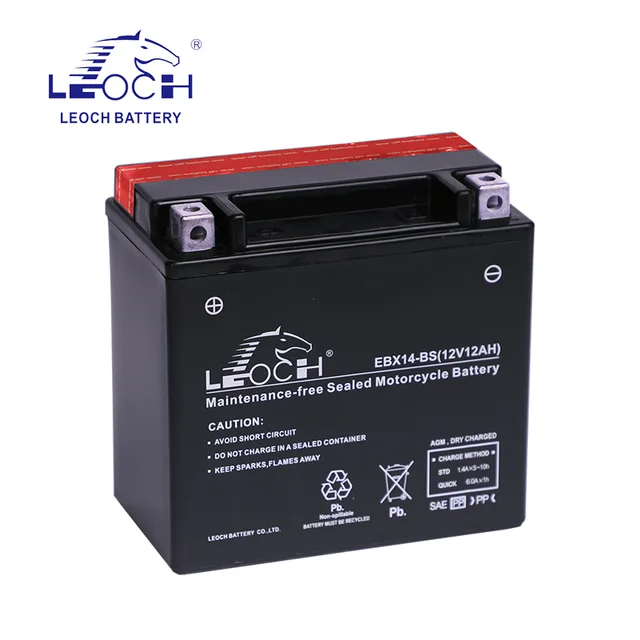 Dry Maintenance-free lead-acid battery EBX14-BS
