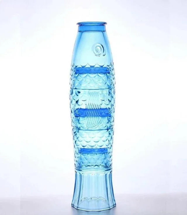 Set Of 4 Stackable Fish Glass Cups