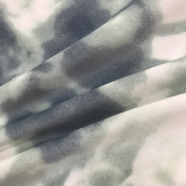 94% polyester 6% spandex velboa fabric