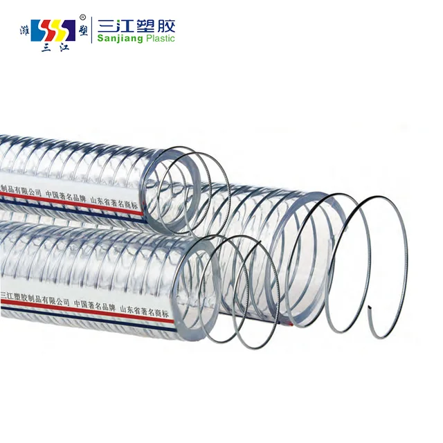Clear Suction and Delivery Hose PVC Spring hose