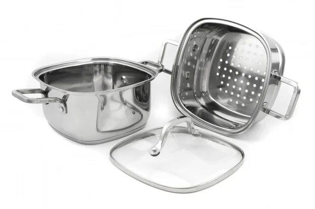 Stainless steel square steamer
