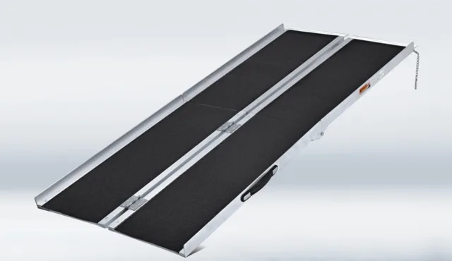 Multi folding wheelchair ramp