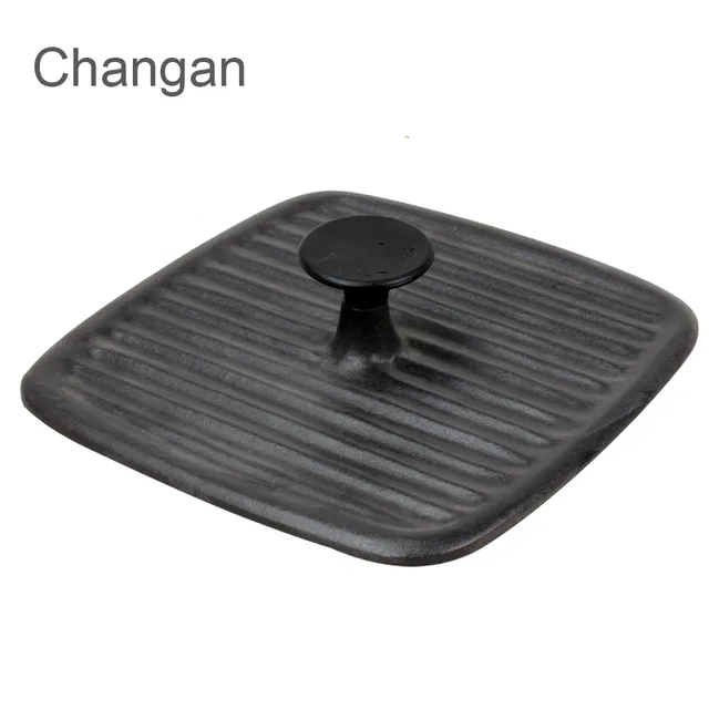Cast iron steak press