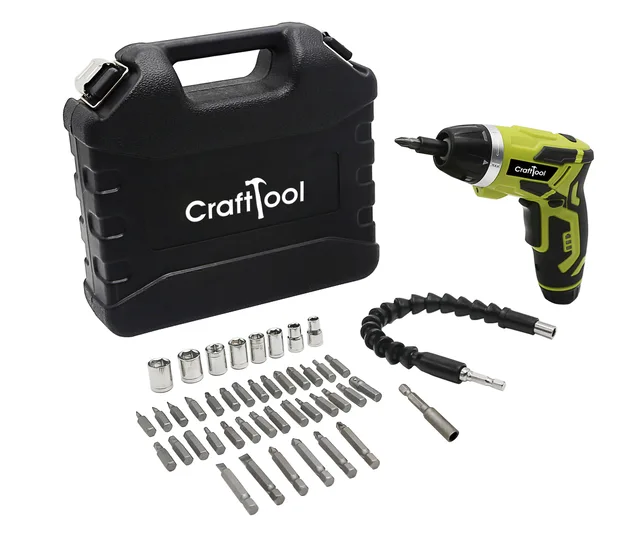 3.6V Cordless Screwdriver With 45pc Accessories