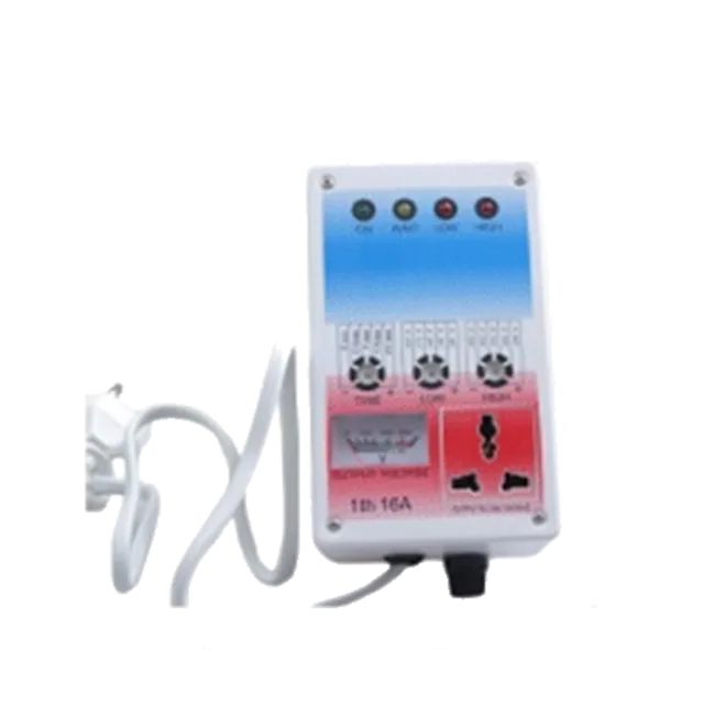 UK Plug type refrigerator volt guard adjustable delay time, current overload voltage protector for refrigerator