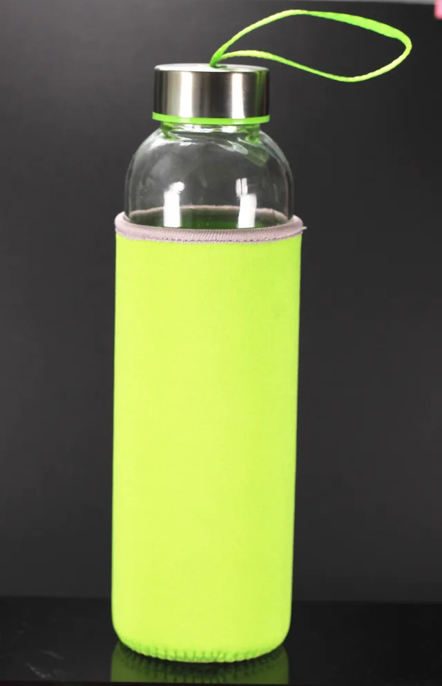 Travel glass bottle
