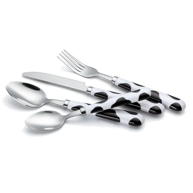 Plastic handle cutlery