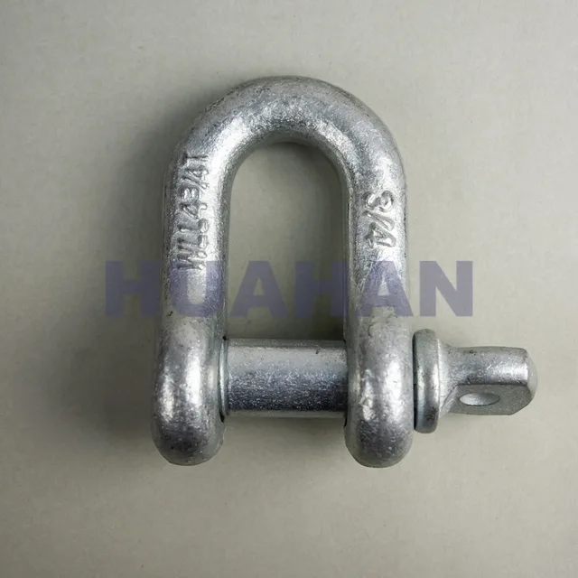 Drop Forged Screw Pin Chain Shackle, U.s. Type