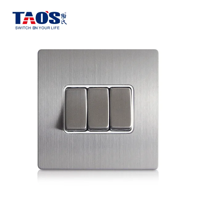 10A 3 gang 1 way / 2 way switch