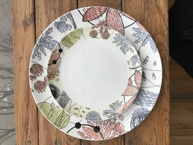 Bone china round dinner set 16pcs 20pcs 48pcs