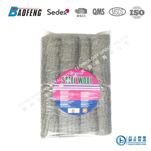 Steel wool roll