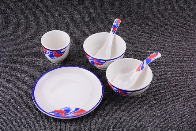 Plate Bowl Cup Spoon Decal Set