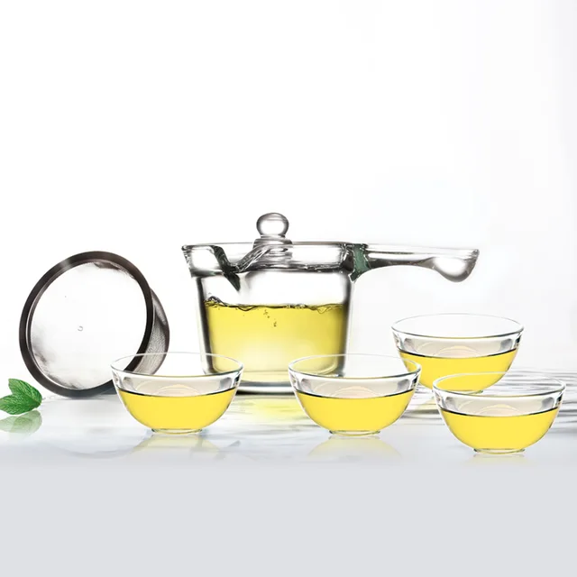 Glass teapot set