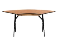 Serpentine Plywood Folding Table