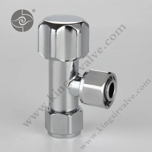 Chrome plate angle valve