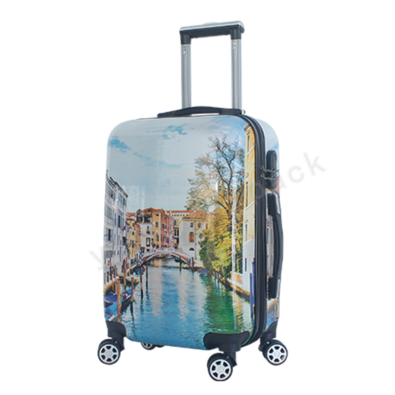 Luggage Trolley Luggage ABS+pc Case Aluminum Tie Rod