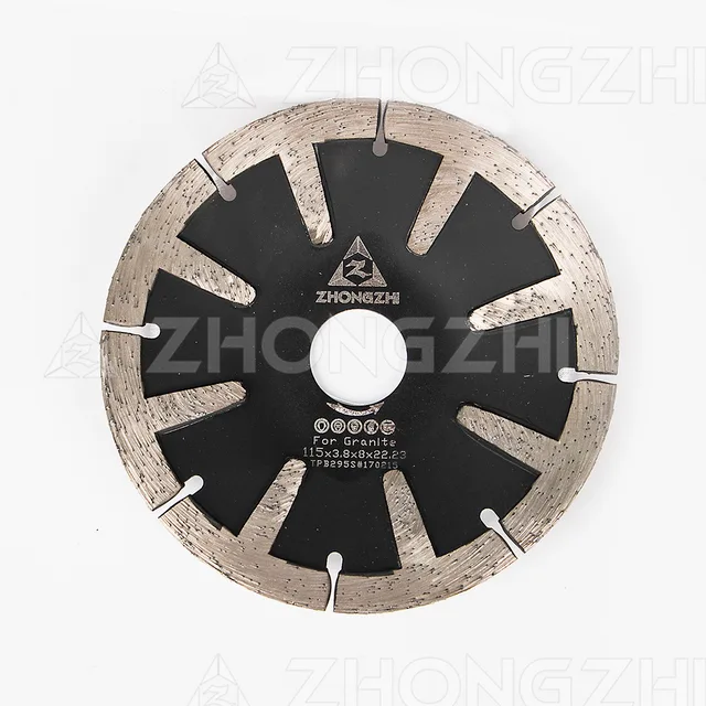 001 Hot press T-shaped concave blade (segmented and continuous turbo )