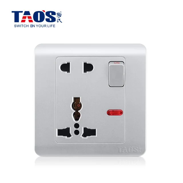 Switched Multi socket (5 pin) + neon