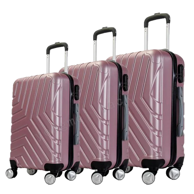 Luggage Trolley Luggage ABS+pc Case Aluminum Tie Rod